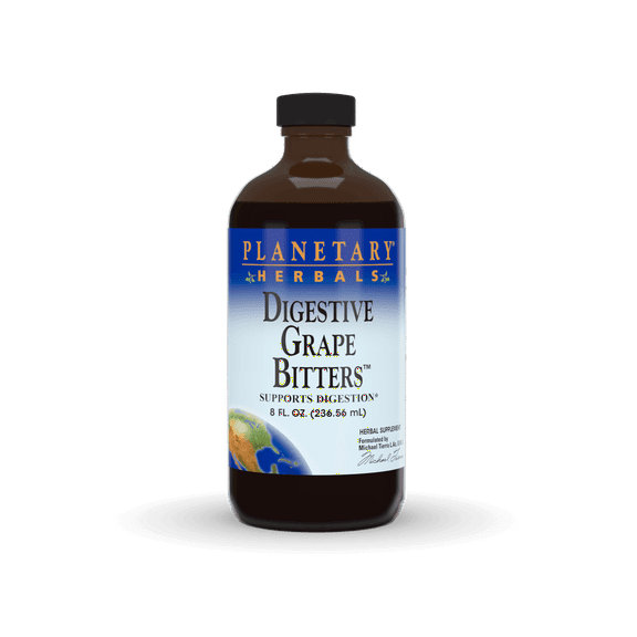 Planetary herbals Digestive Grape Bitters, 8 oz