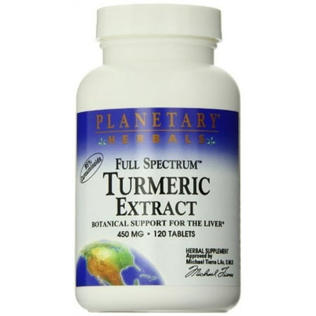 Planetary Formulas Planetary Herbals Full Spectrum Turmeric Extract, 120 ea
