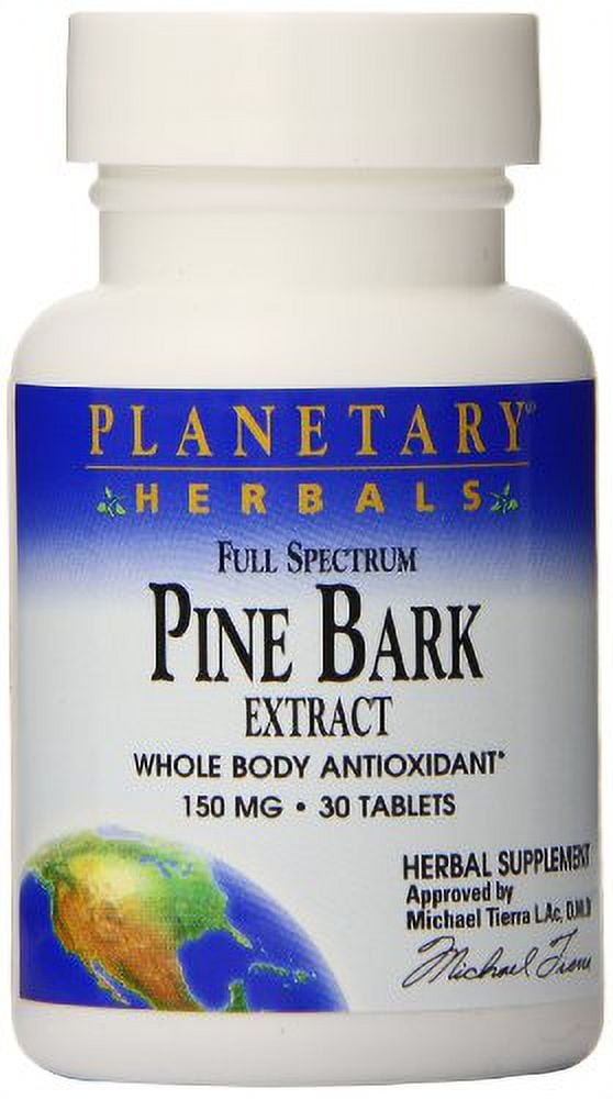 Herbals FS Pine Bark Extract Tablets, 150 mg, 30 Count