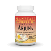 Planetary Ayruvedics Full Spectrum Arjuna, 500 Mg - 120 Tablets