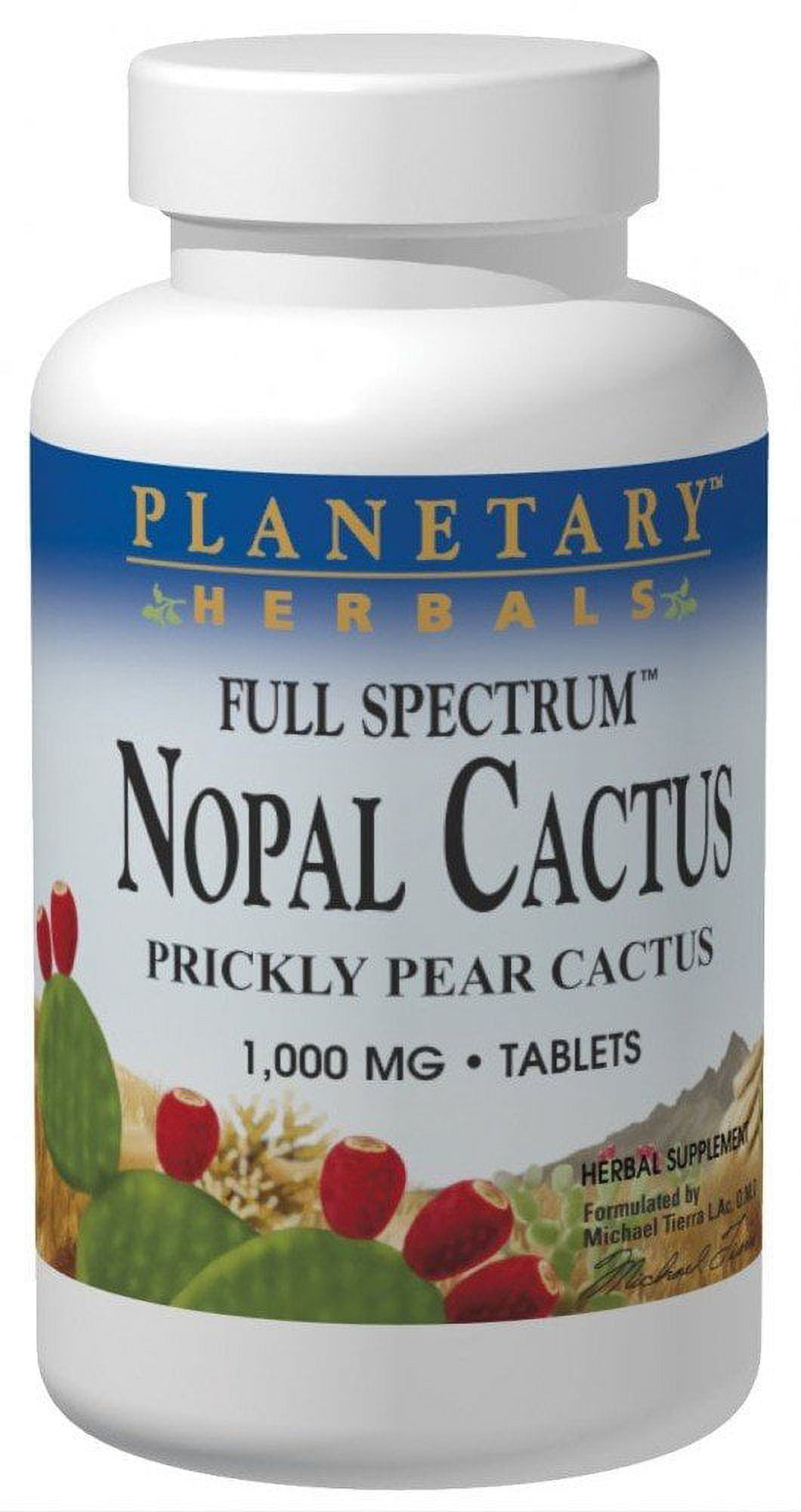 Planetary Herbals Full Spectrum Nopal Catus 1000 mg 240 Tablet