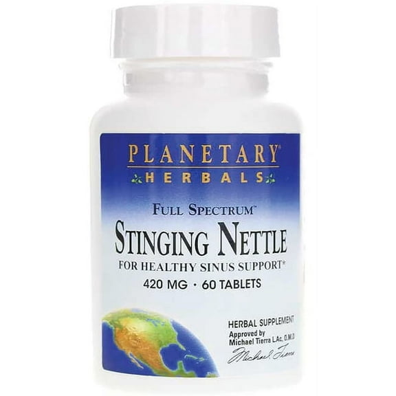 Planetary Herbals Full Spectrum Stinging Nettles 420 mg 60 Tabs