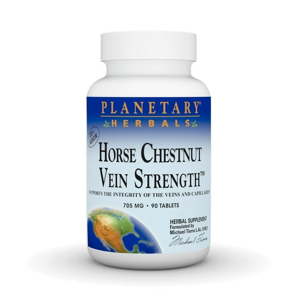 Planetary herbals horse chestnut vein strength tablets, 90 ct