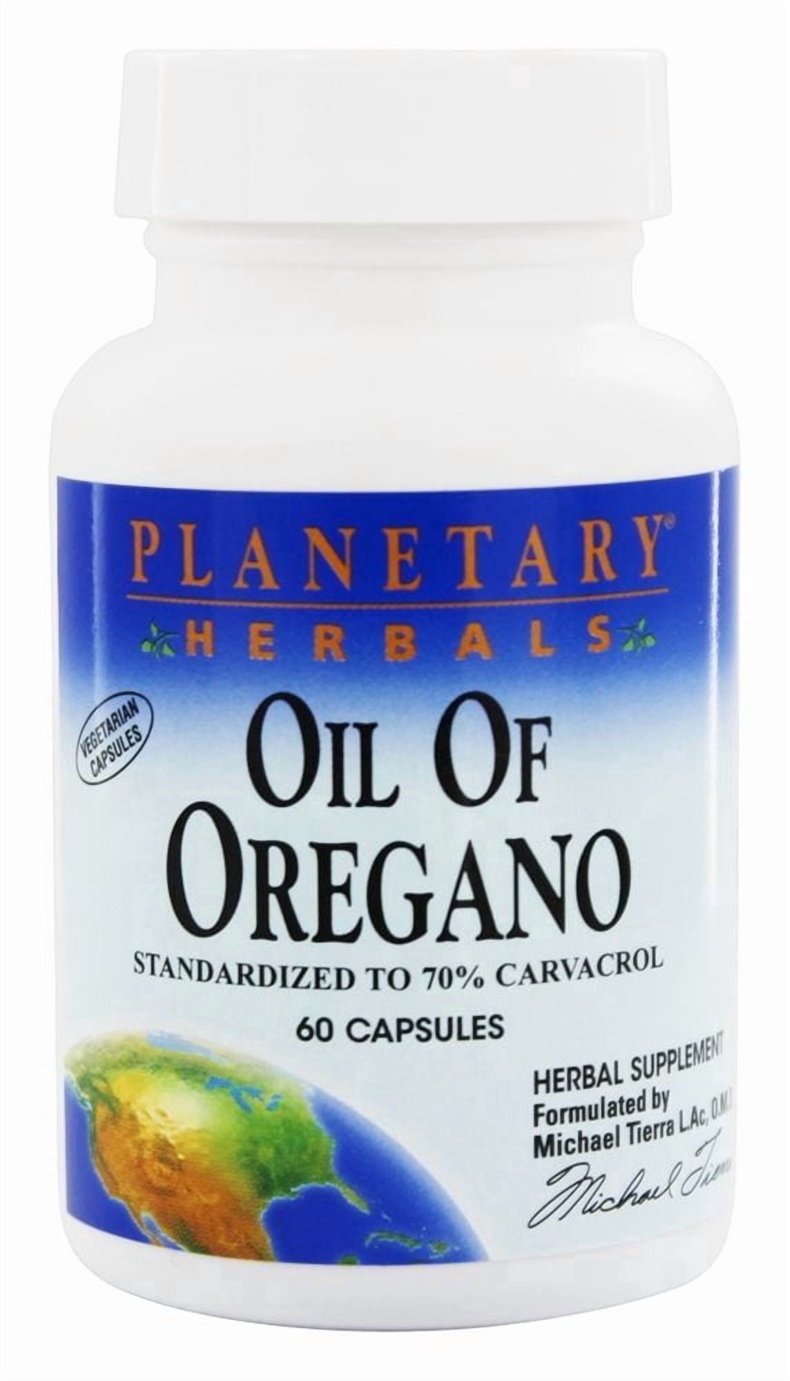 Planetary Herbals Oil of Oregano 60 Capsule
