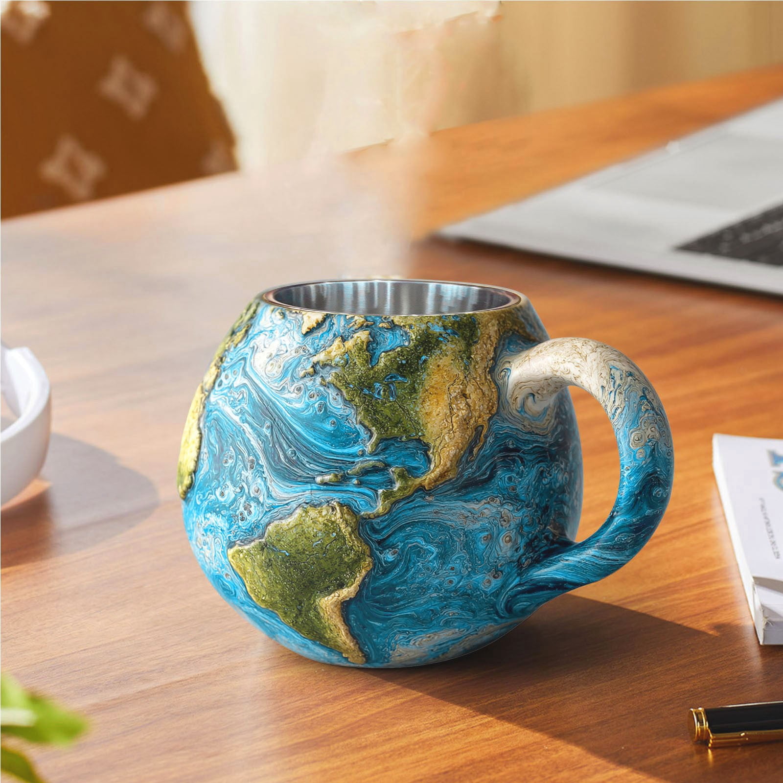 Planetary Mug Collection Space Themed Coffee Cups For Astronomy Lovers Solar System Mugs With Constellation Gift Box Present For Adults Stargazers Cosmic Journey Universe Design Ceramic Tea Cup