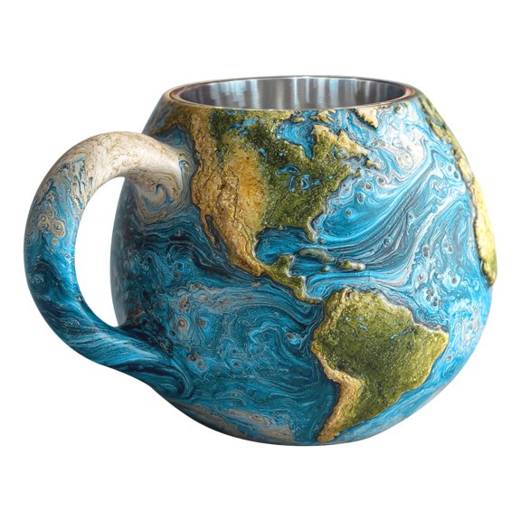 Planetary Mug Collection Space Themed Coffee Cups for Astronomy Lovers On Cosmic Journey with Our Solar System Mugs