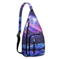 thumbnail image 1 of Planetary Themed Shoulder Sling - Durable & Scratch Proof Crossbody Bag for Travel & Campus Life, 1 of 4
