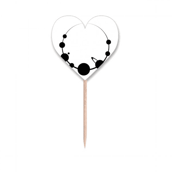 Planets Around Bracelet Art Deco Fashion Toothpick Flags Heart Lable Cupcake Picks