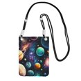 thumbnail image 1 of Planets Galaxy Stars Cosmic Space Small Crossbody Phone Bag, Cell Phone Purse with Adjustable Removable Strap, Mini Travel Shoulder Pouch, 1 of 7