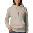 thumbnail image 1 of Planets Line Hoodie Women -Smartprints Designs, Female Large, 1 of 4