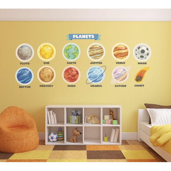 Planets Wall Decal & Sticker 11 Pack se248