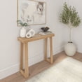thumbnail image 1 of Plank+Beam 36” Solid Wood Console Table, Classic Farmhouse Style Sofa Table, Narrow Entryway Table for Hallway, Blonde, 1 of 8