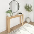 thumbnail image 1 of Plank+Beam 46" Modern Solid Wood Console Table, Narrow Entryway Table, Behind The Couch, Blonde, 1 of 7