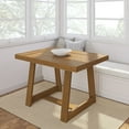 thumbnail image 1 of Plank+Beam 48" Dining Table for 4, Classic Farmhouse Solid Wood Kitchen Table, Pecan, 1 of 9