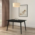 thumbnail image 1 of Plank+Beam 48" Mid Century Modern Dining Table, Solid Wood Kitchen & Dining Room Table for 4, Black, 1 of 9