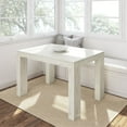 thumbnail image 1 of Plank+Beam 48" Modern Dining Table for 4, Solid Wood Rectangular Dining Table for Kitchen/Dining Room, White Sand Wirebrush, 1 of 8