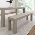 thumbnail image 1 of Plank+Beam 60" Modern Wood Dining Bench, Solid Wood Bench for Dining Table, 1 of 8