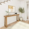 thumbnail image 1 of Plank+Beam Solid Wood 66" Console Table, Classic Entryway Table, Narrow Foyer Table, 1 of 10