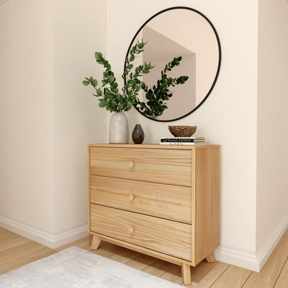 Plank Beam Classic 3-Drawer Dresser, Natural