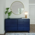 thumbnail image 1 of Plank+Beam Classic 6-Drawer Dresser, Blue, 1 of 8