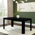 thumbnail image 1 of Plank+Beam Contour 72" Dining Table, Solid Wood Table for 6,Rectangular Table, Black, 1 of 9