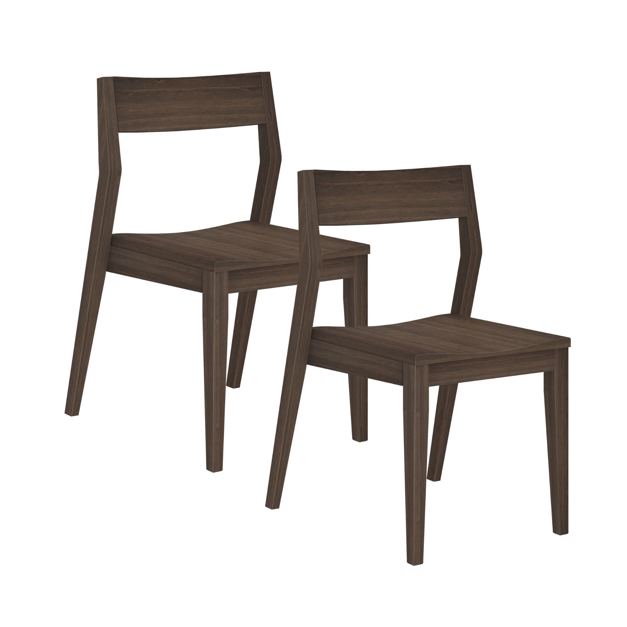 Plank+Beam Modern Dining Chair, Wooden Chair for Kitchen, Office ...