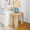 thumbnail image 1 of Plank+Beam Modern Solid Wood Rectangular Side Table for Living Room, 25" End Table, 1 of 7