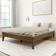 thumbnail image 1 of Plank+Beam Queen Size Bed, Solid Wood Adults Platform Bed Frame with Wooden Slats, 1 of 9