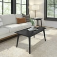 thumbnail image 1 of Plank+Beam Solid Wood 40" Mid Century Modern Coffee Tables for Living Room, Black, 1 of 8
