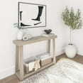 thumbnail image 1 of Plank+Beam Solid Wood 46 " Console Table with Storage, Narrow Entryway Table, Living Room, 1 of 8
