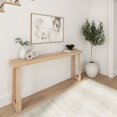 thumbnail image 1 of Plank+Beam Solid Wood 66" Console Table, Classic Entryway Table, Narrow Foyer Table, 1 of 9