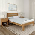 thumbnail image 1 of Plank+Beam Farmhouse Queen Bed with Plank Headboard, Solid Wood Platform Bed, 1 of 8