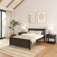thumbnail image 1 of Plank+Beam Classic Solid Wood Full Size Bed Frame with Headboard, Platform Bed for Adults, 1 of 8