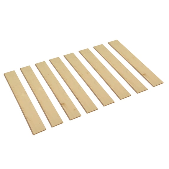 Plank Board Bed Slats Queen Size Detached Boards for Mattress Support Without the Need for a Box Spring - Custom Cut Width (60" Wide)