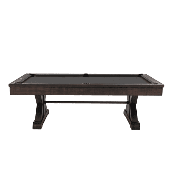 Plank & Hide Otis Billiard Pool Table, Smokehouse, 7 ft