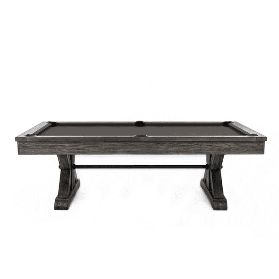 Plank & Hide - Otis Billiard Pool Table (Weathered Grey, 7')