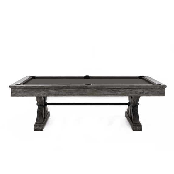Plank & Hide - Otis Billiard Pool Table (Weathered Grey, 7')