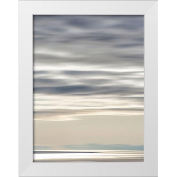 Plank, Savanah 12x14 White Modern Wood Framed Museum Art Print Titled - Cloud Formations