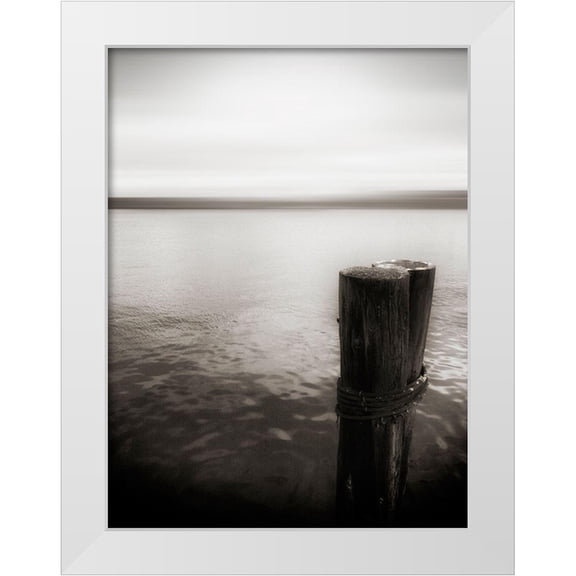Plank, Savanah 12x14 White Modern Wood Framed Museum Art Print Titled - USA, Seattle, view from Alki b