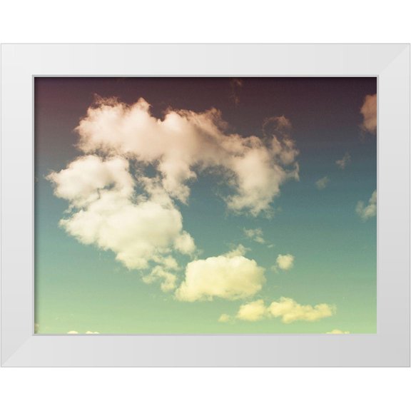 Plank, Savanah 14x12 White Modern Wood Framed Museum Art Print Titled - Cloud Formations