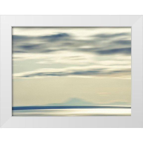 Plank, Savanah 14x12 White Modern Wood Framed Museum Art Print Titled - Cloud Formations