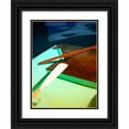 thumbnail image 1 of Plank, Savanah 19x24 Black Ornate Wood Framed with Double Matting Museum Art Print Titled - Colorful dingy, 1 of 4