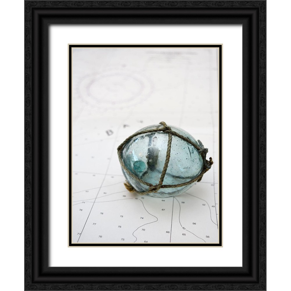 Plank, Savanah 19x24 Black Ornate Wood Framed with Double Matting ...