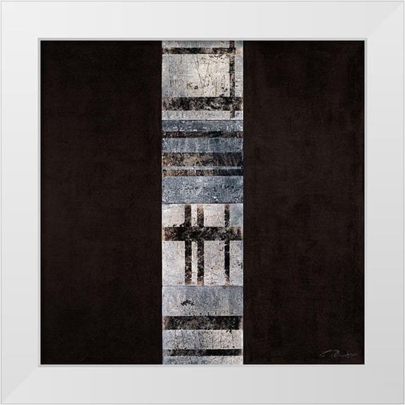 Planker, Karin 15x15 White Modern Wood Framed Museum Art Print Titled - Composition I