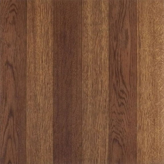 Planks Dark Oak Vinyl Floor Tiles Self Stick Peek Flooring 12'' x 12'' 1-Pack (20 Pieces)