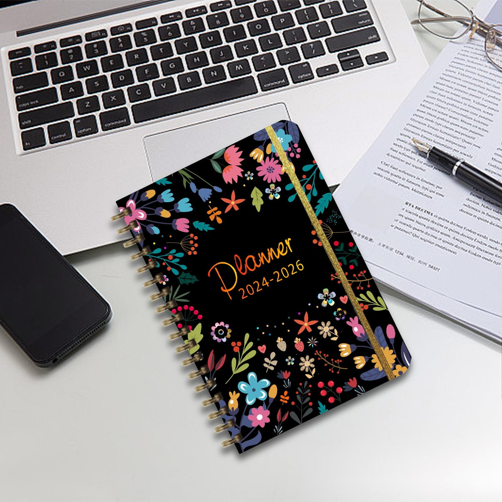 Planner 2025-2025 2025-2026 New Year's Day Efficiency Manual Daily Work Plan Calendar Notebook 