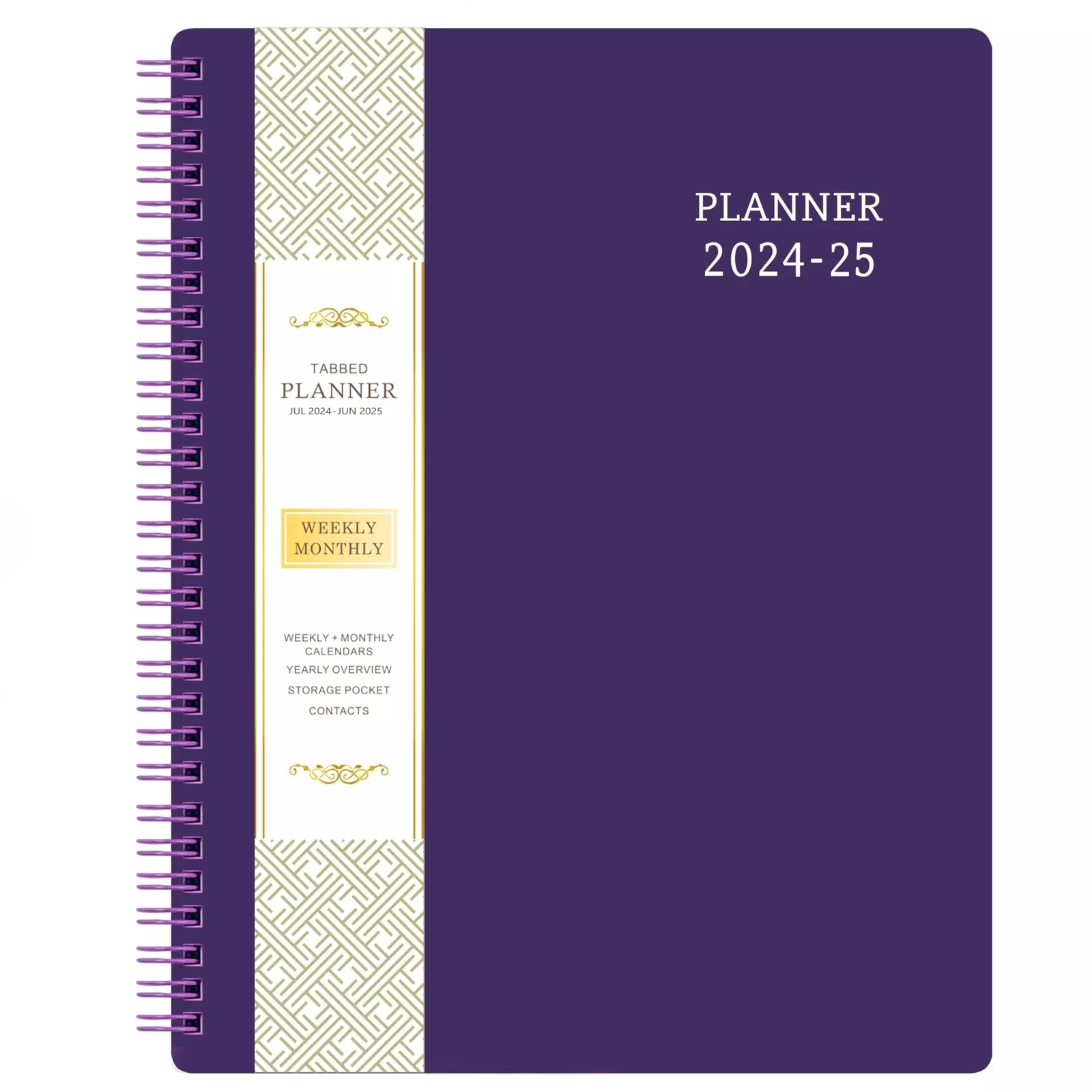 Planner 2024-2025 - Jul. 2024 - Jun. 2025, 8" X 10", 2024-2025 Academic Plann...