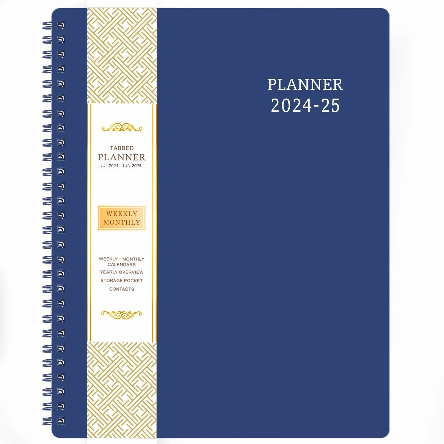 Planner 2024-2025 - Jul. 2024 - Jun. 2025, 8" X 10", Academic Planner 2024-20...