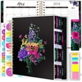 thumbnail image 1 of Planner 2025-2026, 18 Months Large Academic Daily Weekly Monthly Planner Organizer, July. 2025 - Dec. 2026, 8.5x9.8" Agenda with Page Tabs, Separator Page, Pocket Folder, Bookmark, Stickers & Sti, 1 of 8
