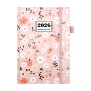 Planner 2025-2026, Undated Weekly Planner for 2026, 2026 Planner Weekly & Monthly, Simplified Weekly & Monthly Calendar Planner, Agenda Journal to Track Goals & Tasks, Start Anytime, A5 Size